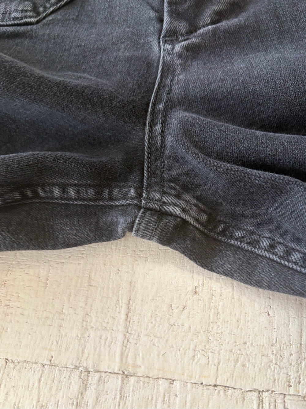 Anthropologie Pilcro the Skipper Jeans size 27 Cropped Wide Leg Faded Black - Picture 4 of 15